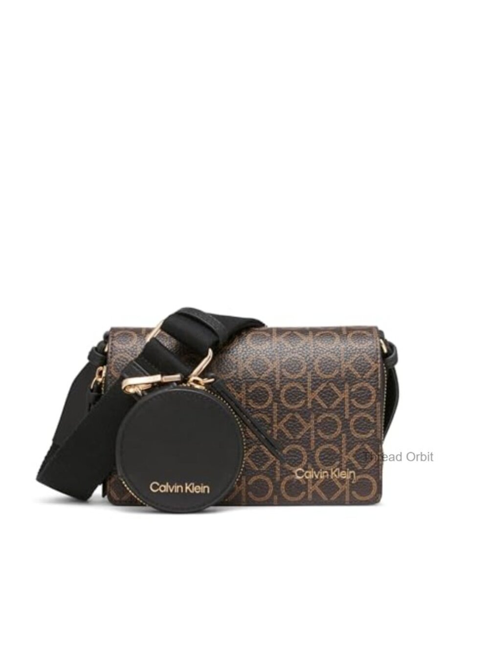 Triple Compartment Camera Bag Crossbody Vegan Leather